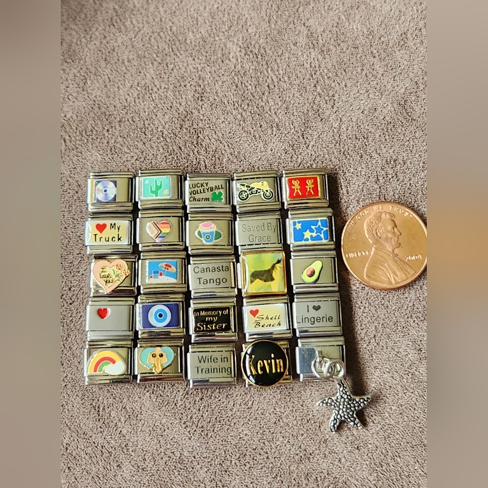 Italian Charms Bundle Lot Of 25 New